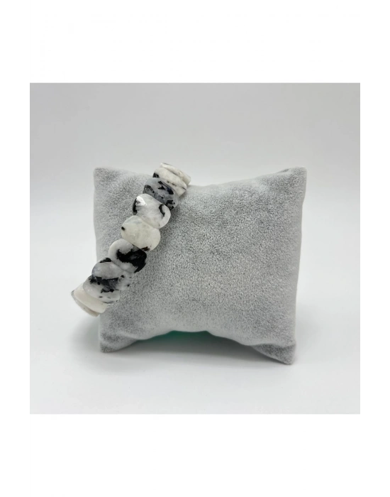 Sertifikalı Ay Taşı Doğal Taş Roleks Bileklik