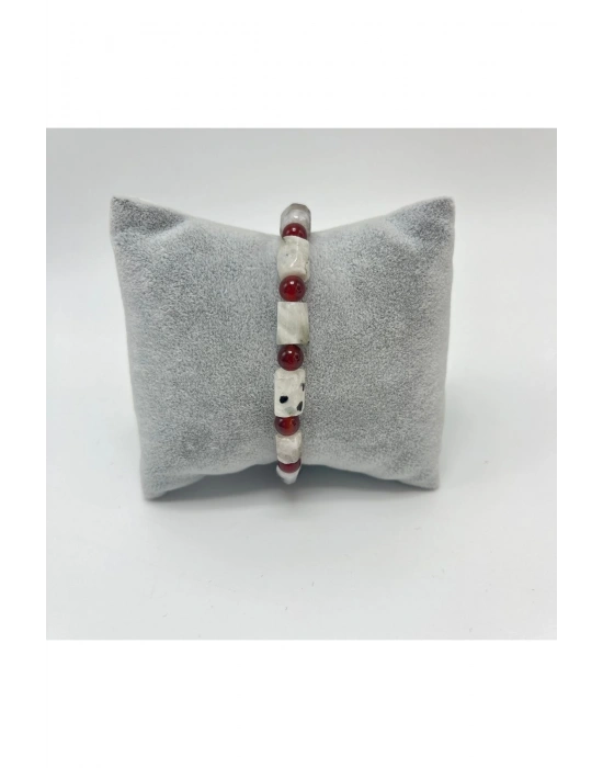 Sertifikalı Ay Taşı ve Akik Doğal Taş Bileklik