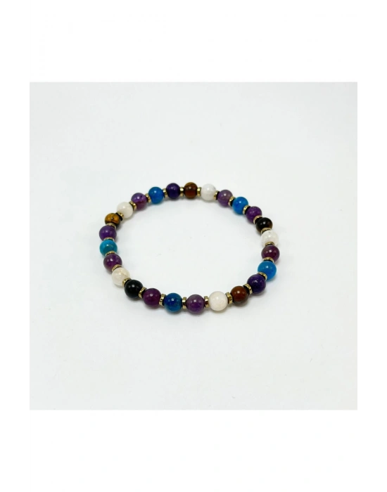 SERTİFİKALI BALIK BURCU DOĞAL TAŞ BİLEKLİK 6mm