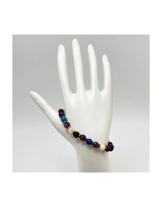 SERTİFİKALI BALIK BURCU DOĞAL TAŞ BİLEKLİK 6mm