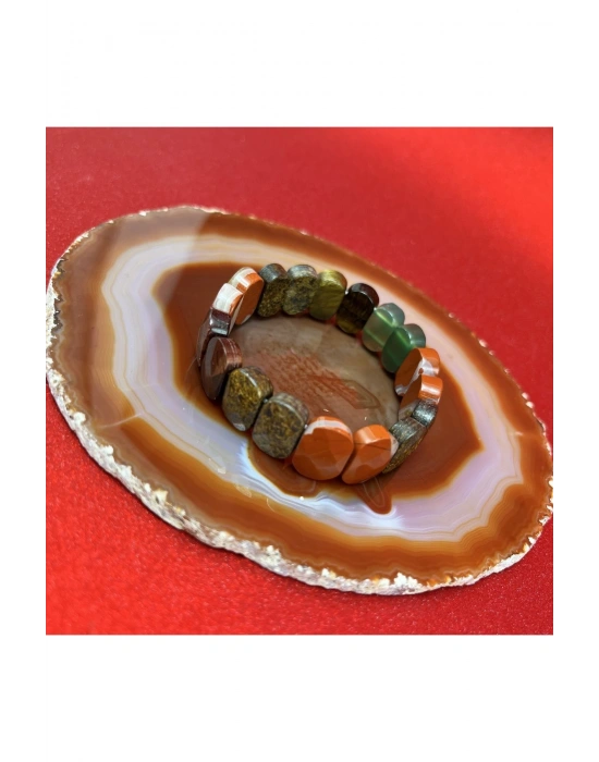 Sertifikalı Balık Burcu Doğal Taş Roleks Bileklik