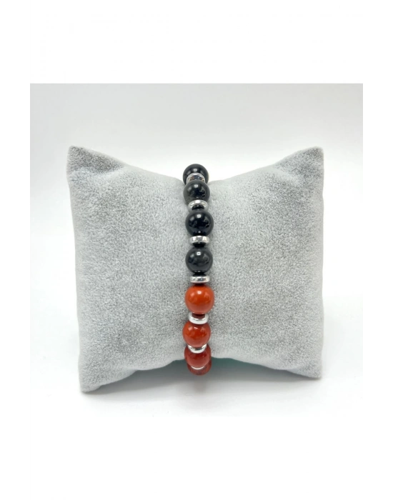 Sertifikalı Başak Burcu 8mm Doğal Taş Bileklik