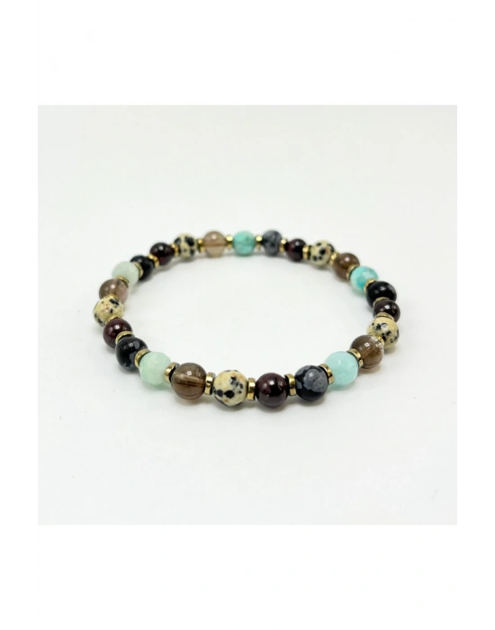 SERTİFİKALI BAŞAK BURCU DOĞAL TAŞ BİLEKLİK 6MM