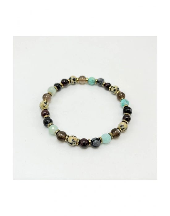 SERTİFİKALI BAŞAK BURCU DOĞAL TAŞ BİLEKLİK 6MM