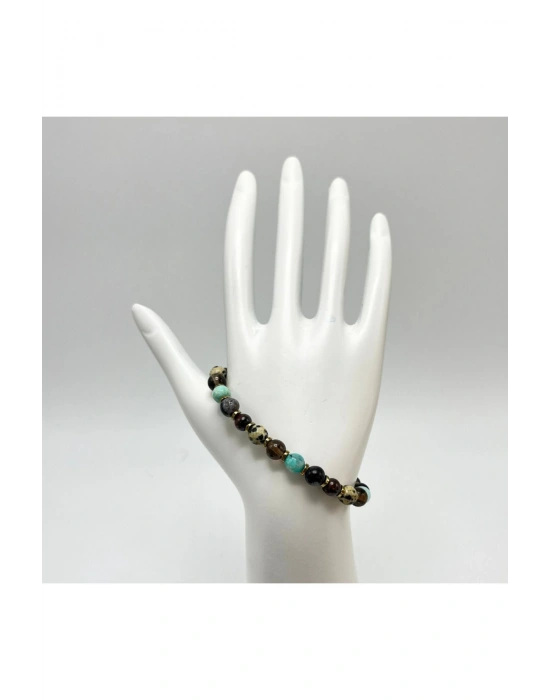 SERTİFİKALI BAŞAK BURCU DOĞAL TAŞ BİLEKLİK 6MM