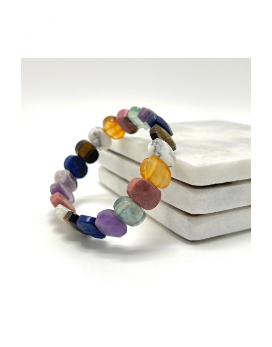 SERTİFİKALI Başarı & Konsantrasyon & Özgüven Doğal Taş Roleks Bileklik