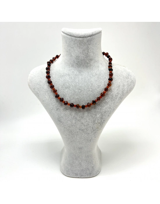 SERTİFİKALI BEBEK AKİK ve KEHRİBAR KOLYE 35 CM UNİSEX