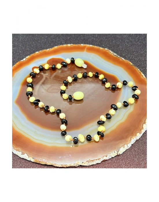 Sertifikalı Bebek Kehribar Kolye