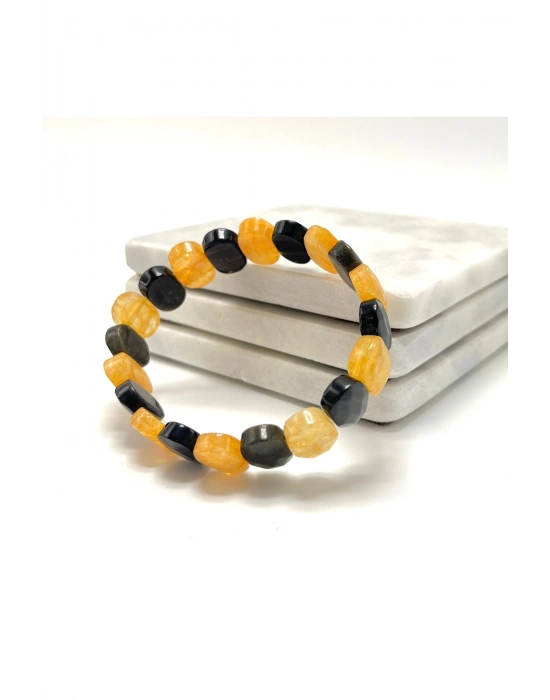 SERTİFİKALI Bereket & Liderlik & Denge Doğal Taş Roleks Bileklik