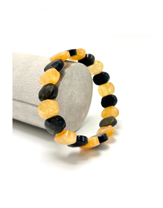 SERTİFİKALI Bereket & Liderlik & Denge Doğal Taş Roleks Bileklik