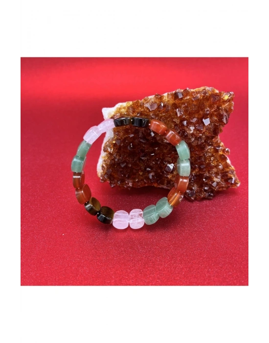 Sertifikalı Boğa Burcu Doğal Taş Roleks Bileklik