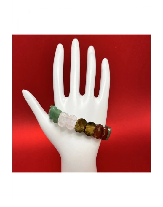 Sertifikalı Boğa Burcu Doğal Taş Roleks Bileklik