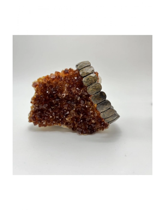 Sertifikalı Bronzit Doğal Taş Roleks Bileklik