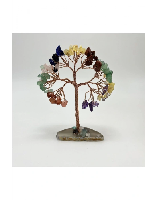 Sertifikalı Çakra Doğal Taş Ağaç