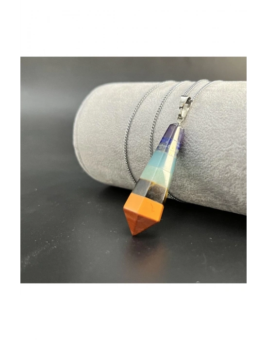 Sertifikalı Çakra Doğal Taş Kolye