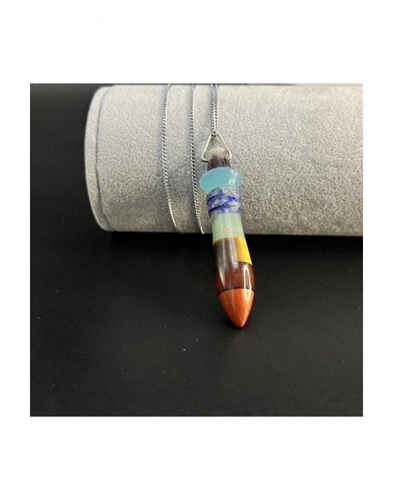 Sertifikalı Çakra Doğal Taş Kolye