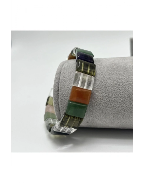 Sertifikalı Çakra Doğal Taş Roleks Bileklik