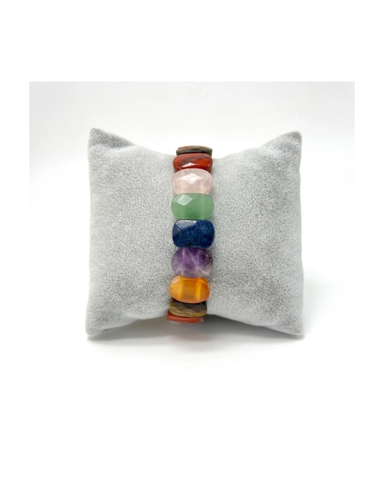 Sertifikalı Çakra Taşları Doğal Taş Roleks Bileklik