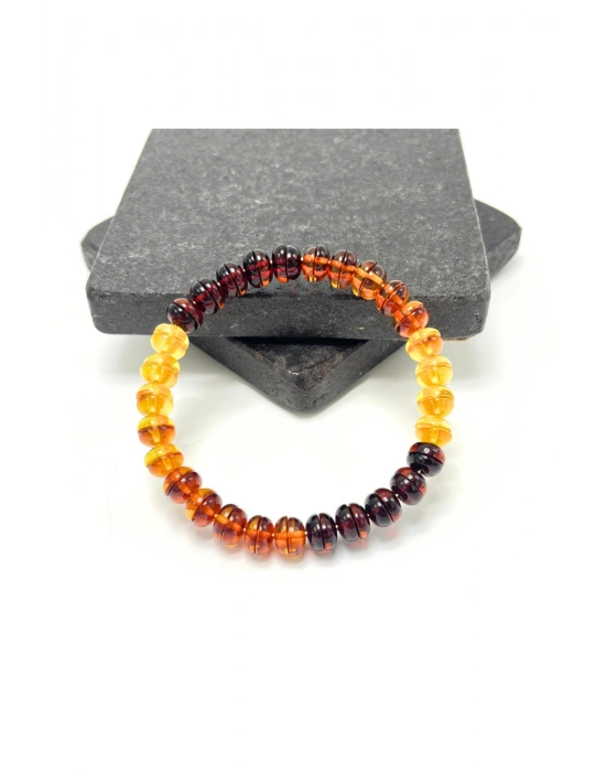 Sertifikalı Damla Kehribar Roleks Bileklik