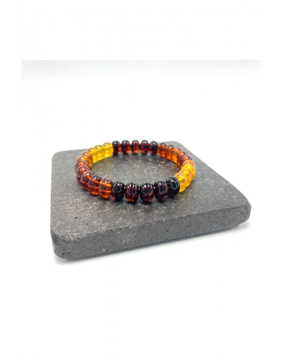 Sertifikalı Damla Kehribar Roleks Bileklik