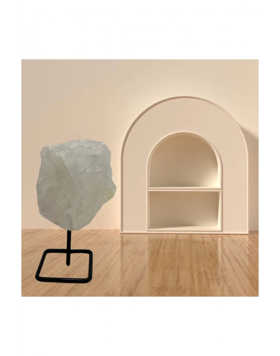 Sertifikalı Doğal Taş Ham Kristal Kuvars Stand