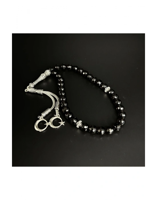 Sertifikalı Dumanlı Kuvars 8mm 33lük Doğal Taş Tesbih