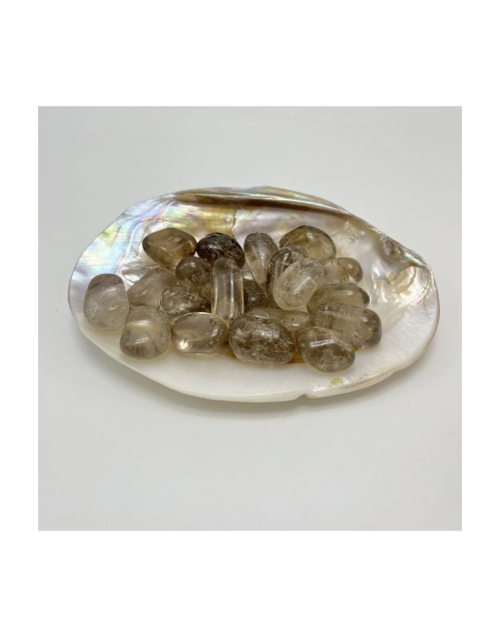 Sertifikalı Dumanlı Kuvars Tımbıl Doğal Taş (1 Adet )