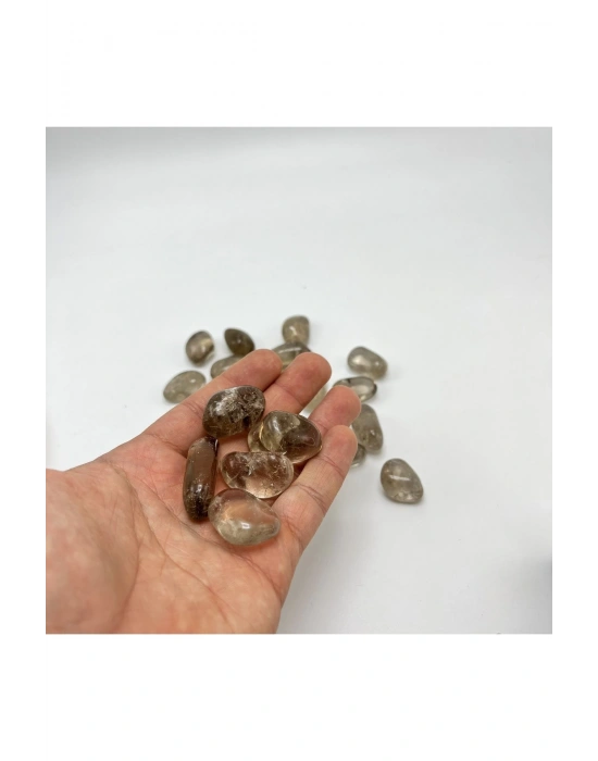 Sertifikalı Dumanlı Kuvars Tımbıl Doğal Taş (1 Adet )