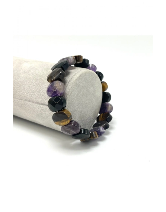 SERTİFİKALI Duygusal Denge & Özgüven & Sakinlik Doğal Taş Roleks Bileklik