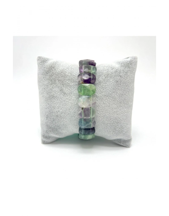 Sertifikalı Florit Doğal Taş Roleks Bileklik