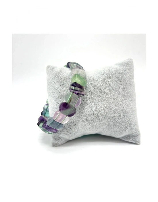 Sertifikalı Florit Doğal Taş Roleks Bileklik