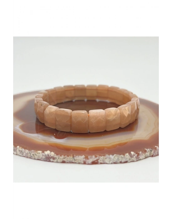 Sertifikalı Güneş Taşı Doğal Taş Roleks Bileklik