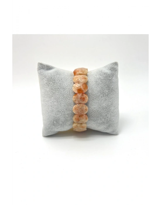 Sertifikalı Güneş Taşı Doğal Taş Roleks Bileklik