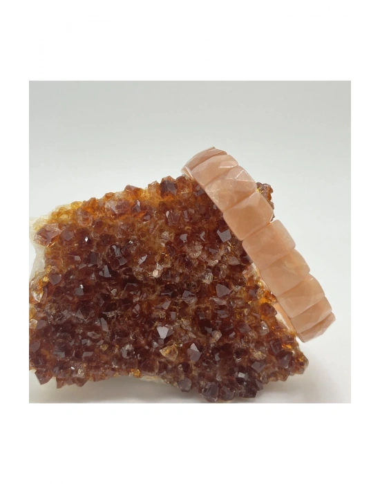 Sertifikalı Güneş Taşı Doğal Taş Roleks Bileklik