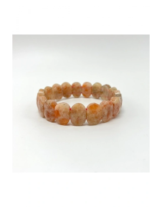 Sertifikalı Güneş Taşı Doğal Taş Roleks Bileklik