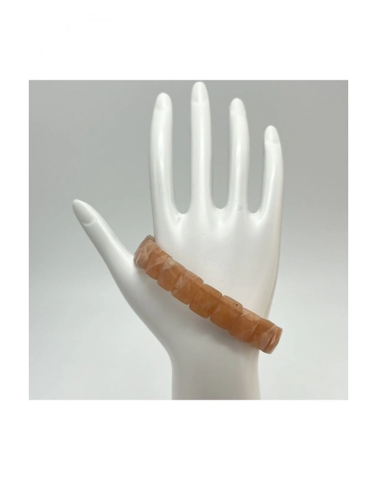 Sertifikalı Güneş Taşı Doğal Taş Roleks Bileklik