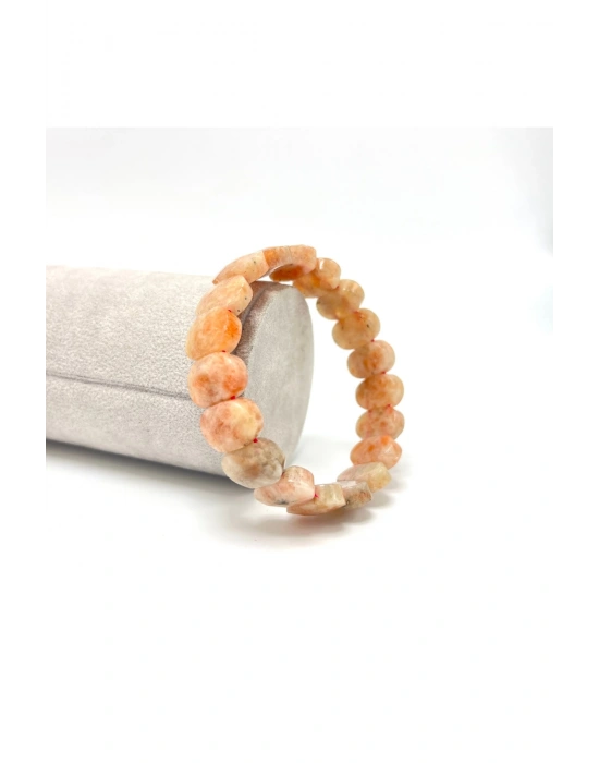 Sertifikalı Güneş Taşı Doğal Taş Roleks Bileklik