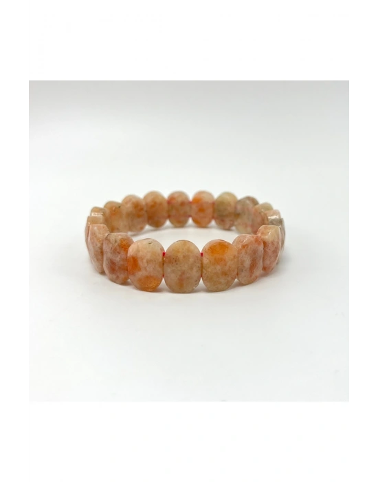 Sertifikalı Güneş Taşı Doğal Taş Roleks Bileklik