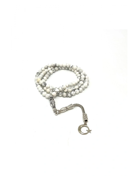 Sertifikalı Havlit  6mm 99luk Doğal Taş Tesbih