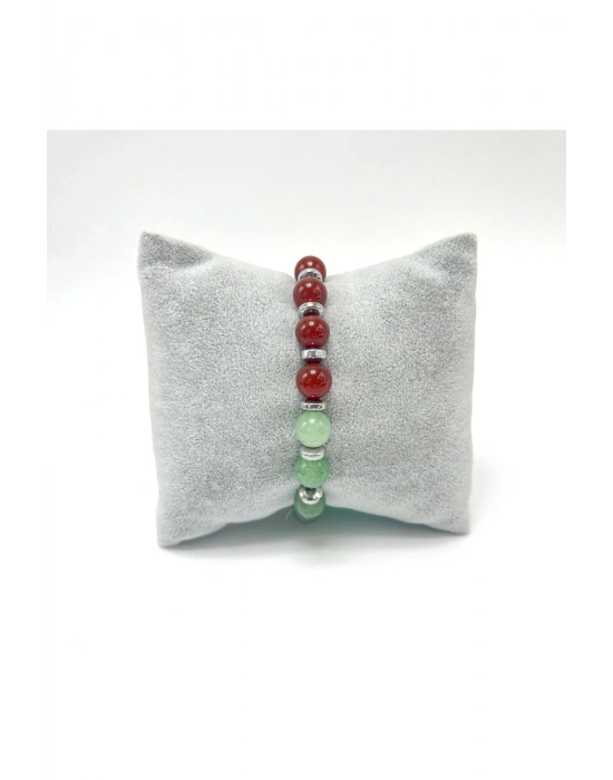 Sertifikalı İkizler Burcu 8mm 33lük Doğal Taş Bileklik