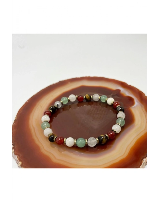 SERTİFİKALI İKİZLER BURCU DOĞAL TAŞ BİLEKLİK 6mm