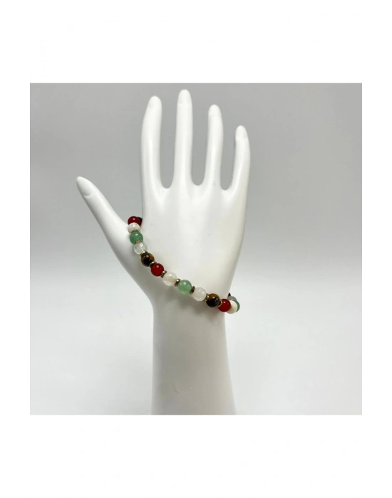 SERTİFİKALI İKİZLER BURCU DOĞAL TAŞ BİLEKLİK 6mm