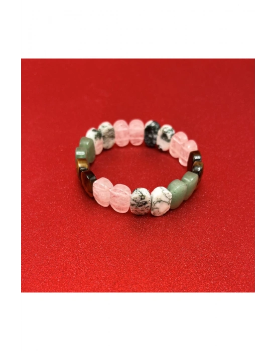 Sertifikalı Ikizler Burcu Doğal Taş Roleks Bileklik