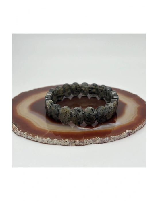 Sertifikalı Iyolit Doğal Taş Roleks Bileklik