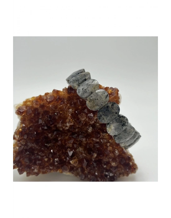 Sertifikalı Iyolit Doğal Taş Roleks Bileklik