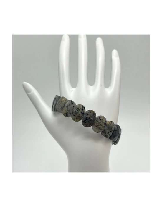 Sertifikalı Iyolit Doğal Taş Roleks Bileklik