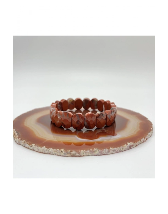 Sertifikalı Jasper Doğal Taş Roleks Bileklik