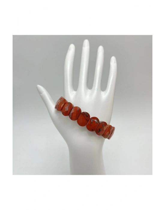 Sertifikalı Jasper Doğal Taş Roleks Bileklik