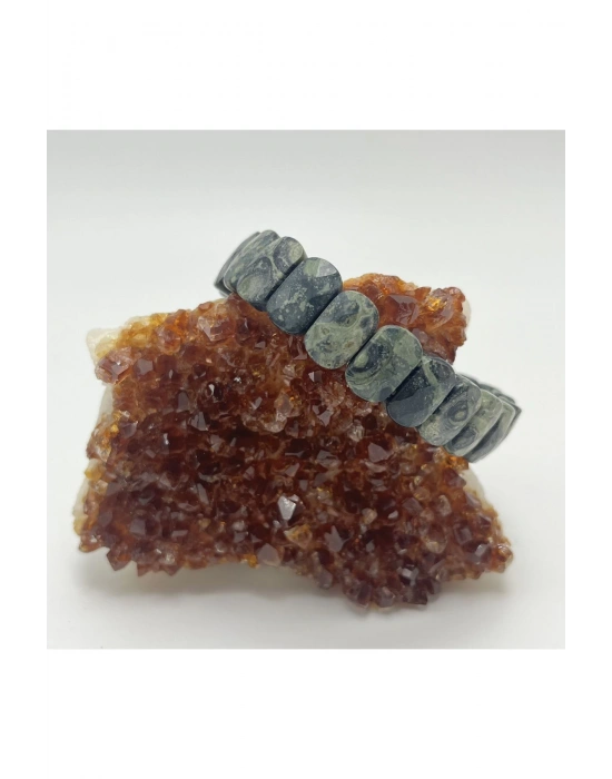 Sertifikalı Kan Baba Doğal Taş Roleks Bileklik