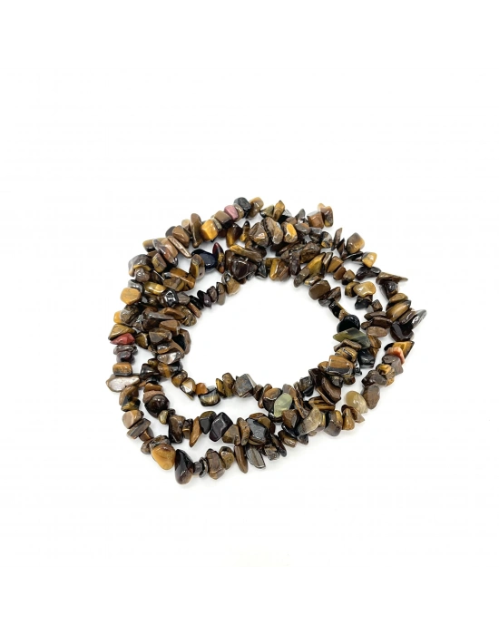 SERTİFİKALI KAPLAN GÖZÜ 80 CM NATURAL KESİM DOĞAL TAŞ KOLYE